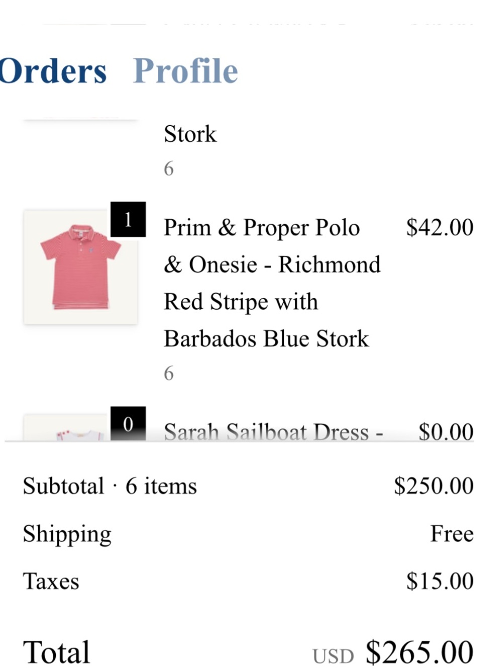 Beaufort Bonnet Striped Red Polo Shirt with Embroidered Logo - Kids - Picture 4 of 4